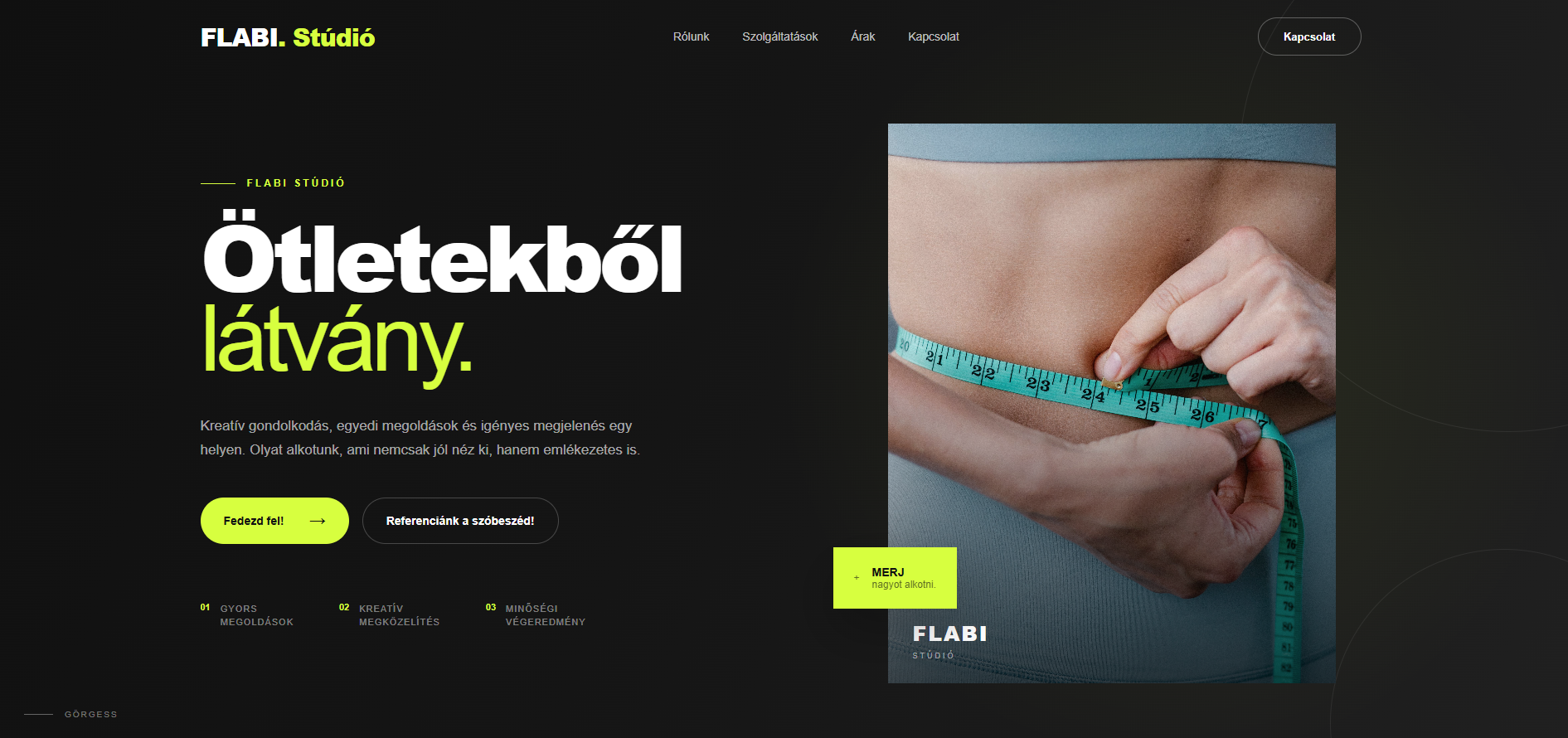 Flabi Stúdió megújult weboldala